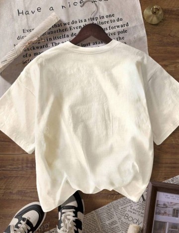 Tricou Shein, crem