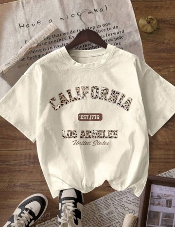 Tricou Shein, crem