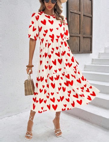 Rochie maxi Shein, mix culori