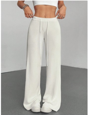 Pantaloni Shein, alb