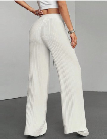 Pantaloni Shein, alb