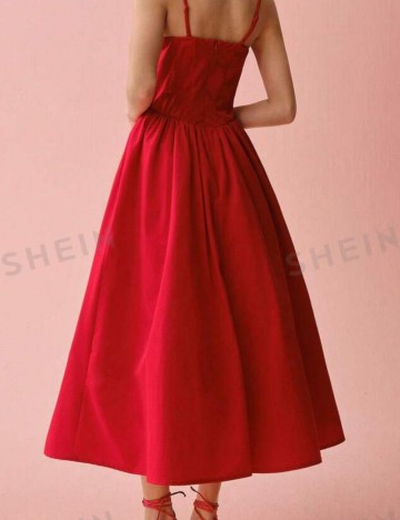 Rochie maxi Shein, roșu