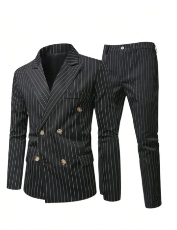 Costum MANFINITY by Shein, negru