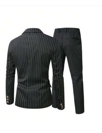 Costum MANFINITY by Shein, negru