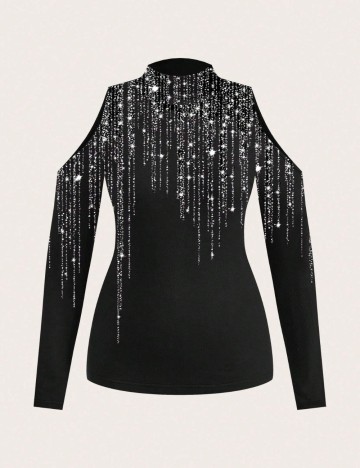 Bluză Shein Curve+, negru