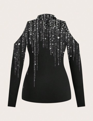 Bluză Shein Curve+, negru