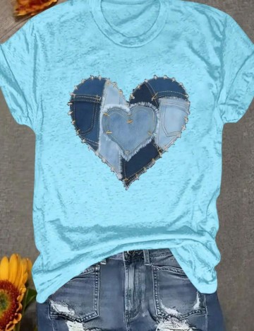 Tricou Shein, albastru