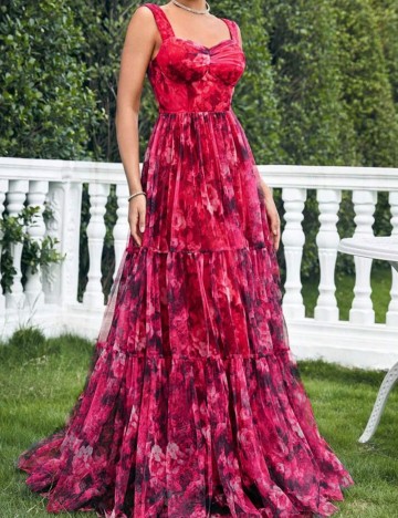 Rochie maxi Shein, mix culori