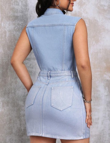 Rochie de blugi Shein, albastru