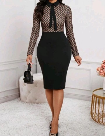 Rochie midi Shein, mix culori