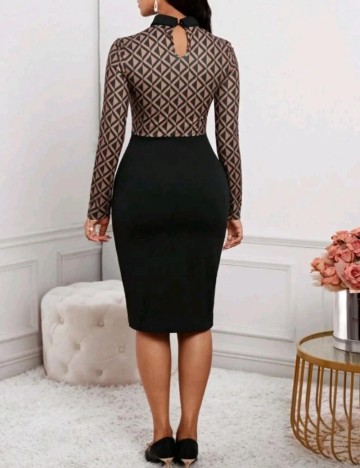 Rochie midi Shein, mix culori