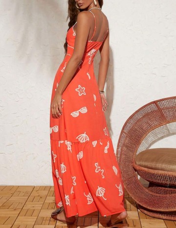 Rochie maxi SHEIN VCAY, mix culori