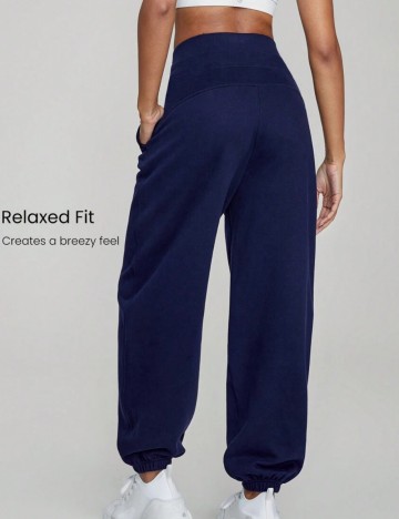 Pantaloni de trening GLOWMODE by Shein, albastru