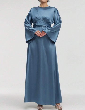 Rochie maxi Shein Curve+, albastru