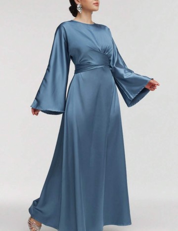 Rochie maxi Shein Curve+, albastru
