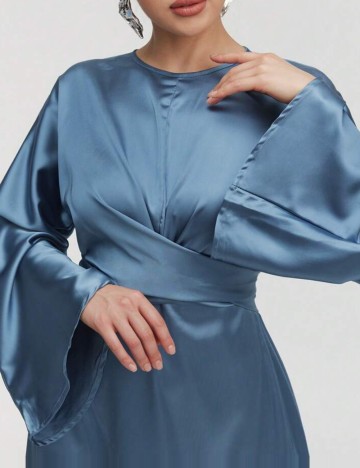 Rochie maxi Shein Curve+, albastru