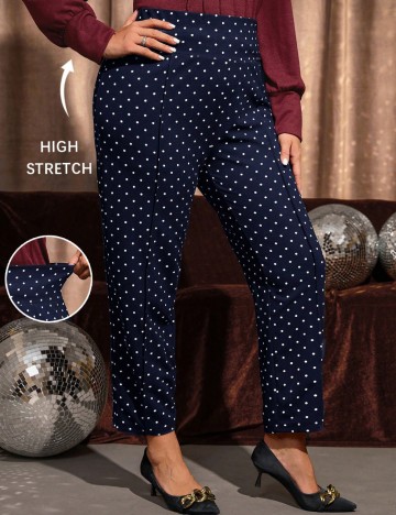 Pantaloni Shein Curve+, mix culori