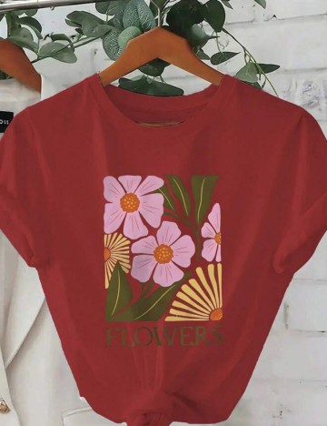Tricou Shein, roșu