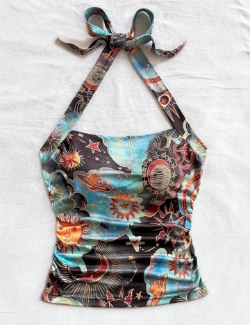 Top Shein, mix culori