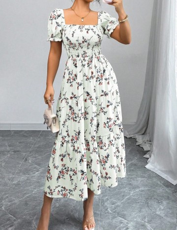 Rochie midi Shein, mix culori