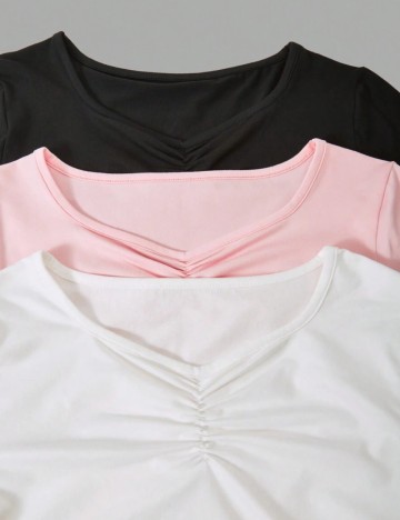 Set Tricouri Shein, mix culori