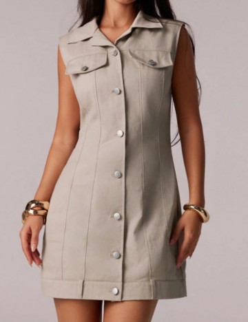 Rochie mini Shein, bej