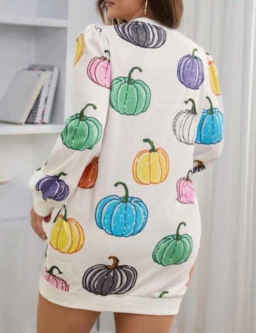 Rochie mini Shein Curve+, mix culori