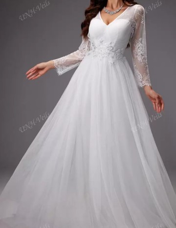Rochie de mireasă Shein, alb