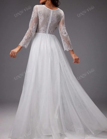 Rochie de mireasă Shein, alb