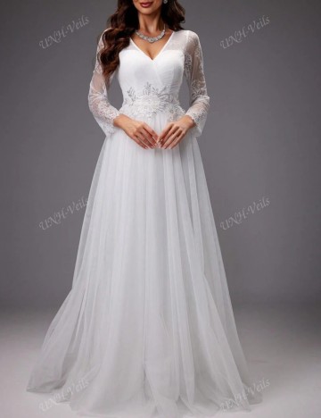 Rochie de mireasă Shein, alb