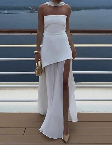 Rochie maxi Shein, alb