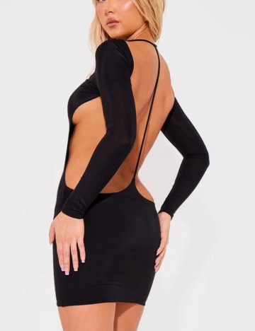 Rochie mini PRETTYLITTLETHING, negru