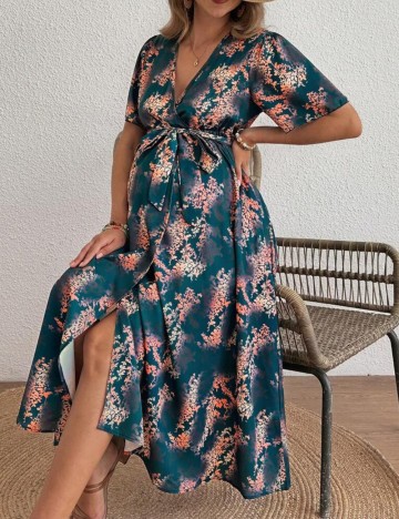 Rochie midi Shein, mix culori