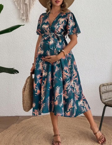 Rochie midi Shein, mix culori