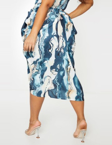Fustă midi PRETTYLITTLETHING, mix culori