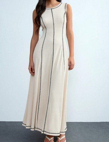 Rochie maxi Shein, bej