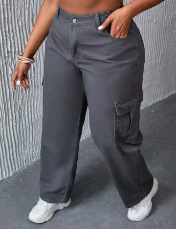 Jeans Shein Curve+, gri