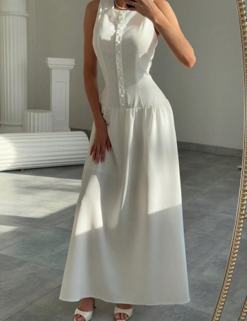 Rochie maxi Shein, alb