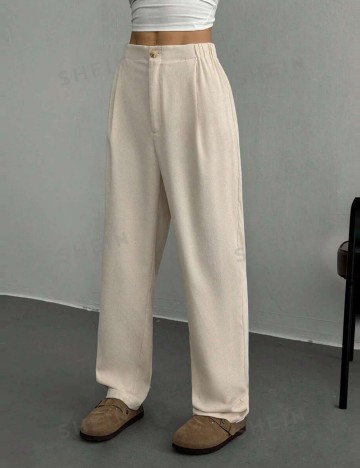 Pantaloni Shein, crem