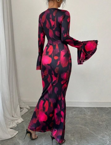 Rochie maxi Shein, mix culori