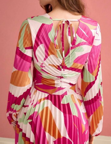 Rochie midi Shein, mix culori