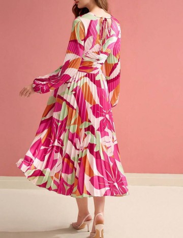 Rochie midi Shein, mix culori