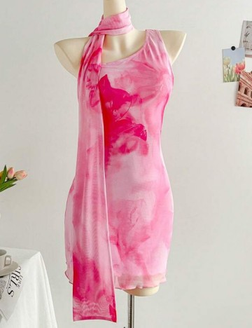 Rochie mini Shein, roz