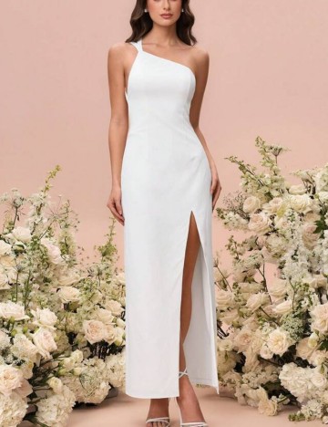 Rochie maxi Shein, alb