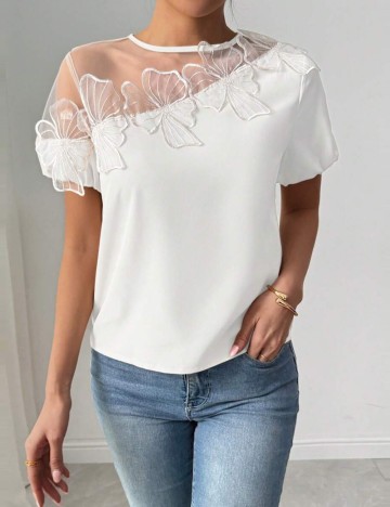 Tricou Shein, alb