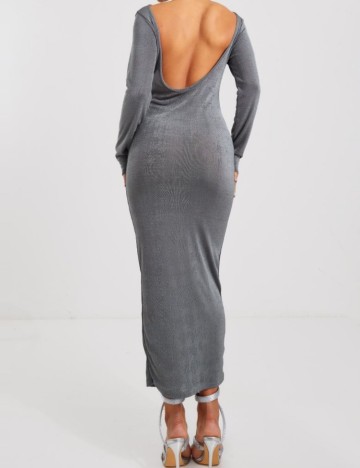 Rochie maxi PRETTYLITTLETHING, gri