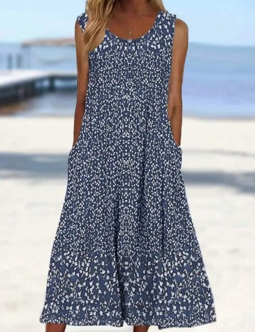 Rochie maxi Shein, albastru