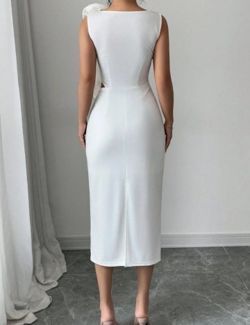 Rochie midi Shein, alb