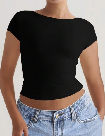 Top Shein, negru