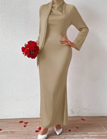 Rochie maxi Shein, bej